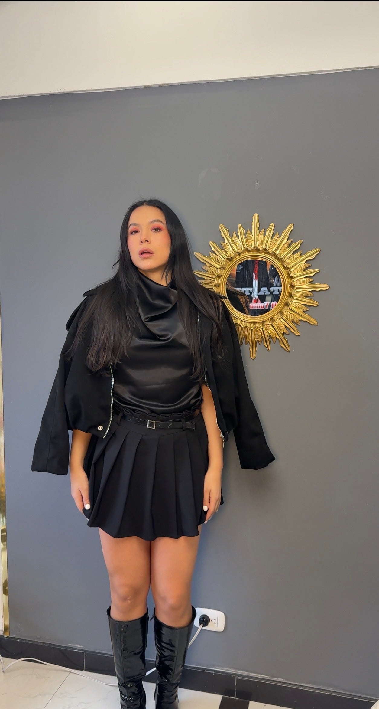 Faldashort de prenses y correa