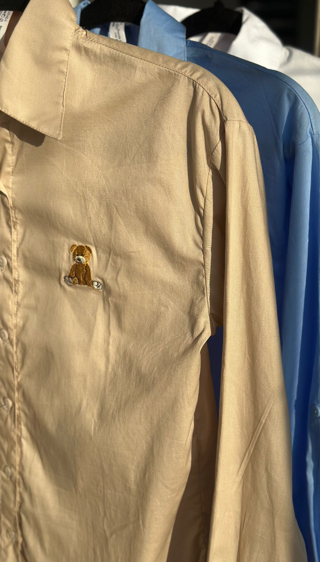 Camisa oso bordado