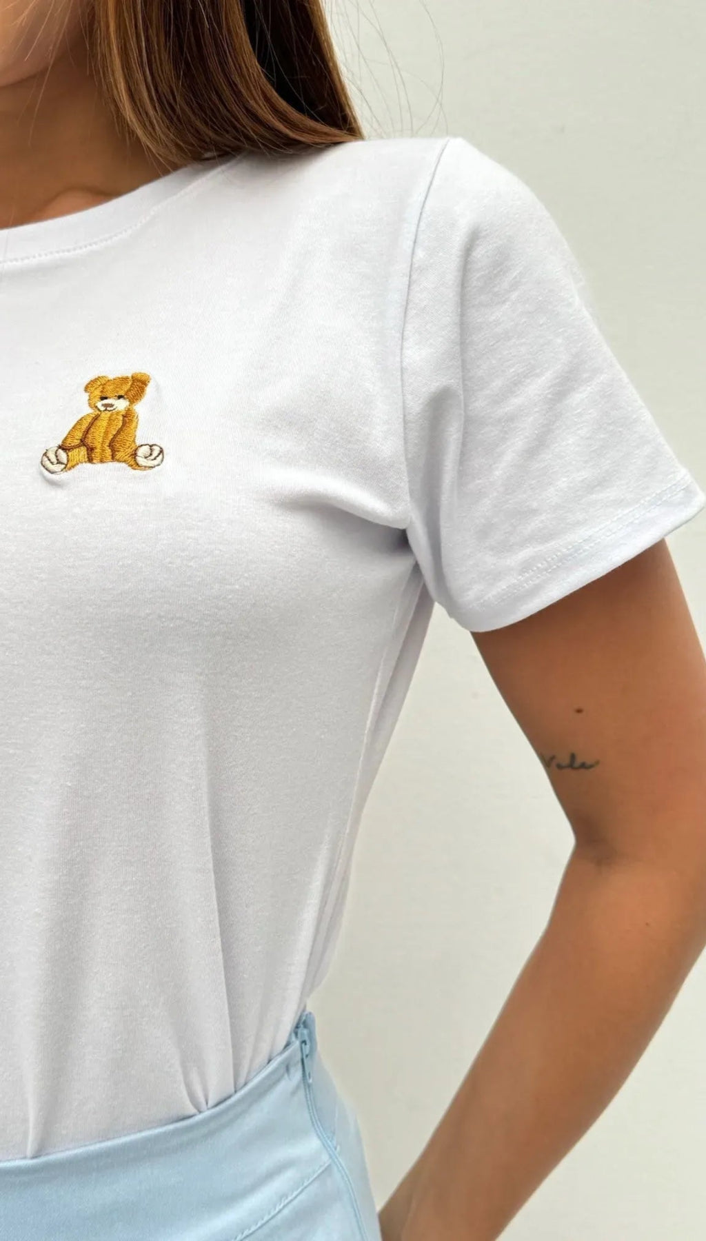 Camiseta Oso Bordado