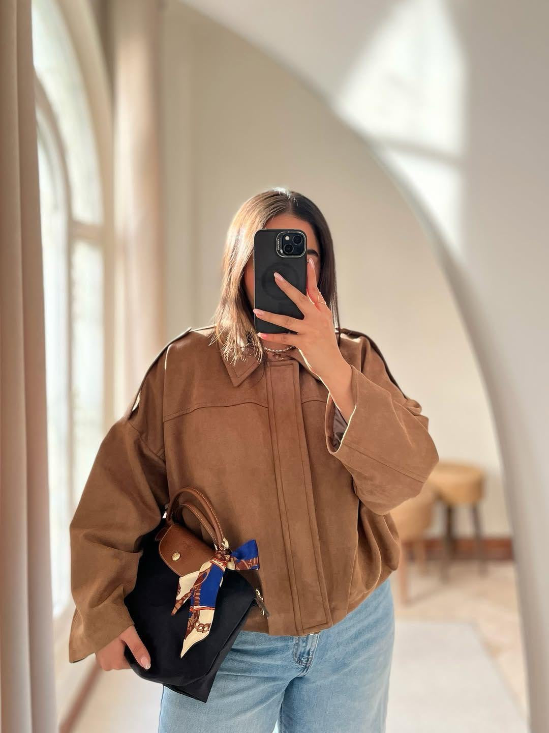 Chaqueta gamuza