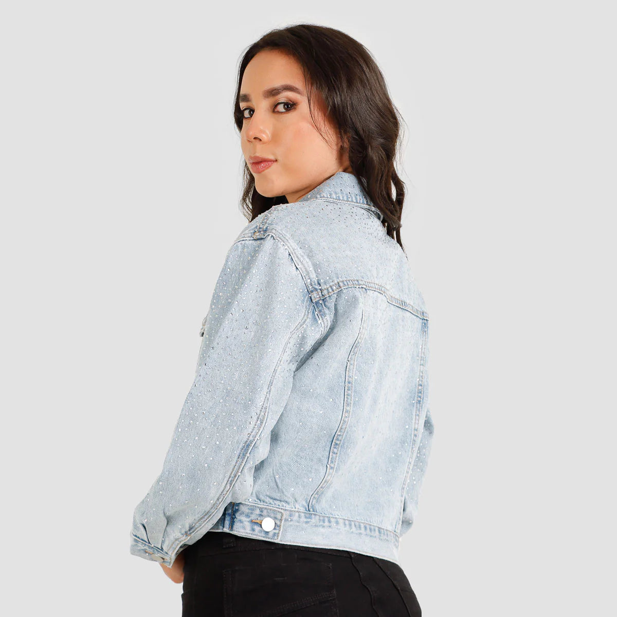 Chaqueta de brillos