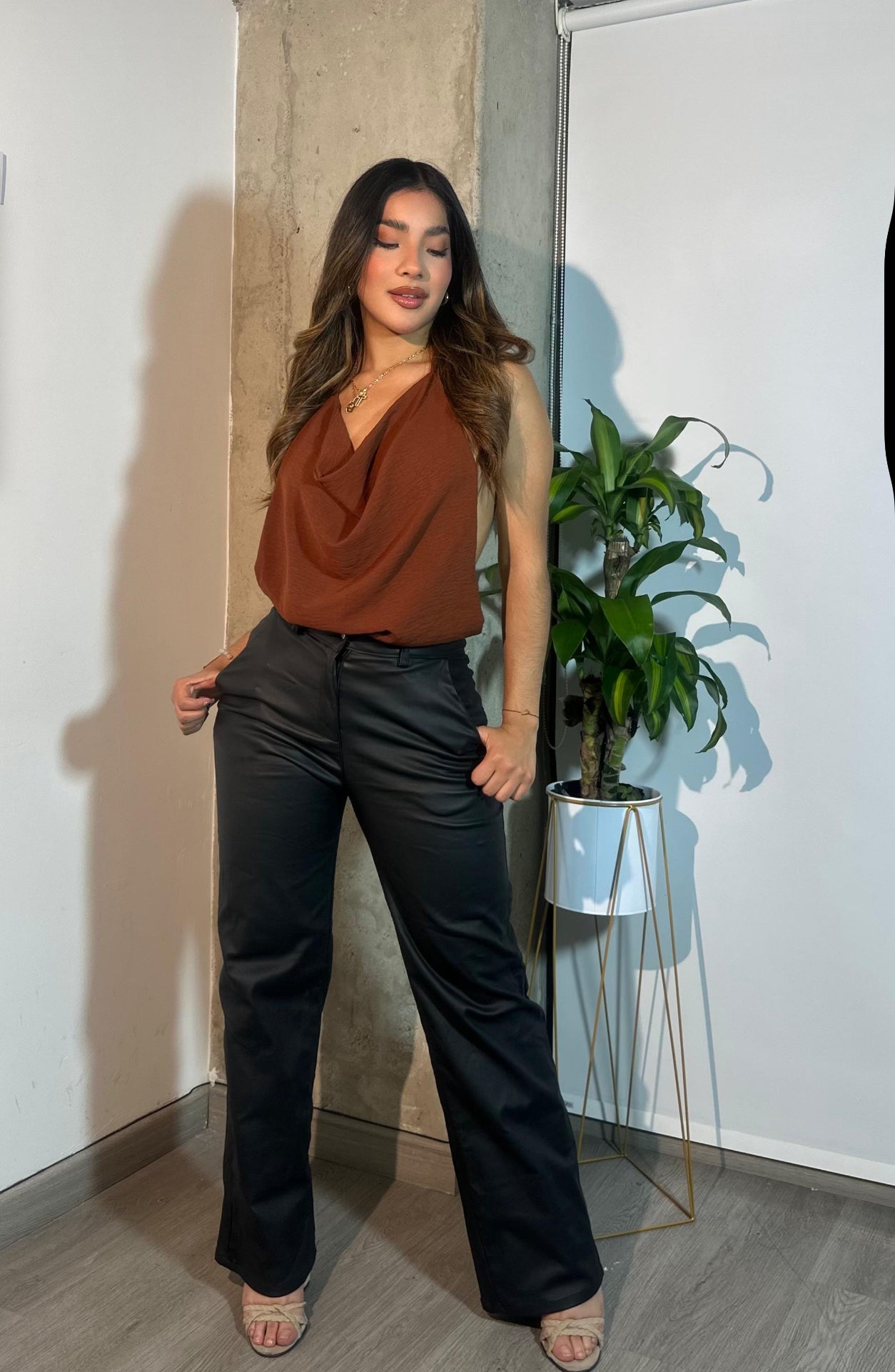 Blusa espalda descubierta