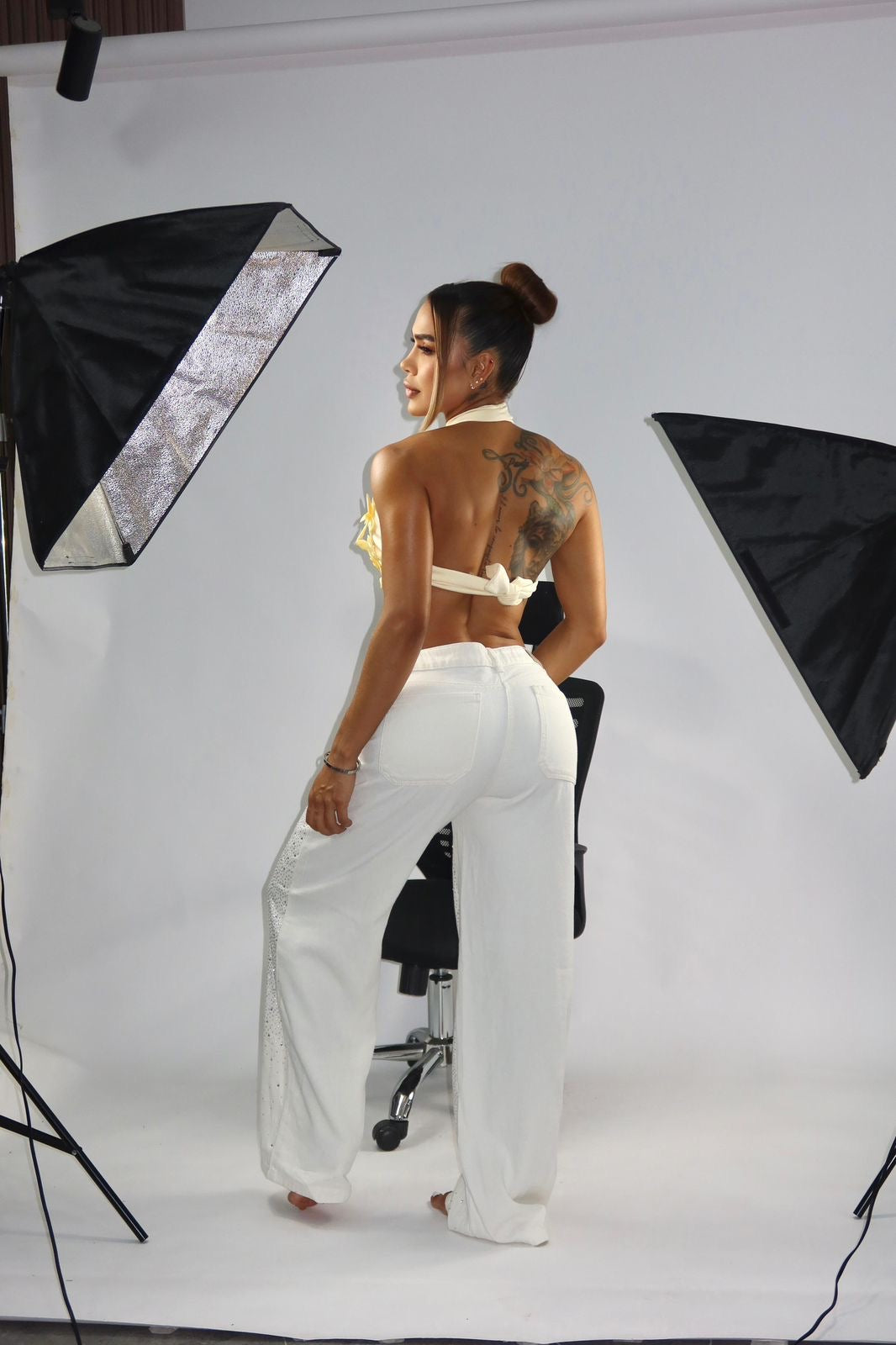 Jean colores brillos