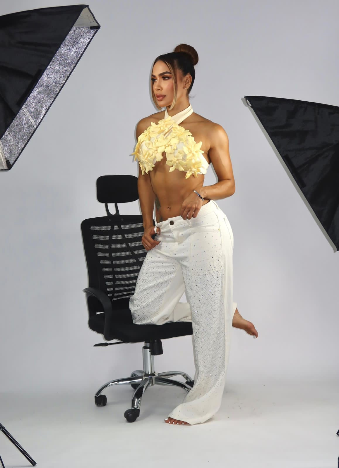 Jean colores brillos