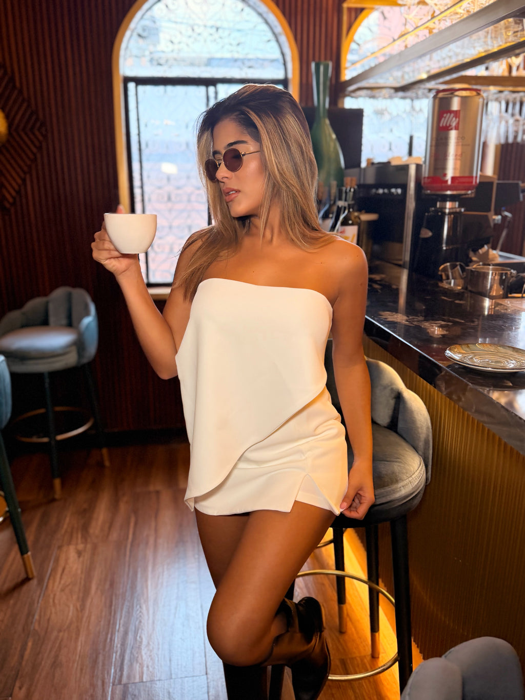 Blusa espalda descubierta