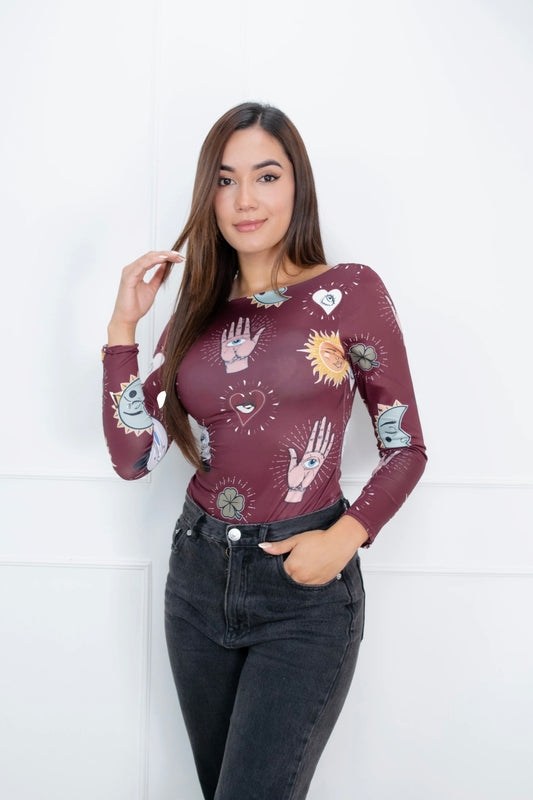 Body estampado soles