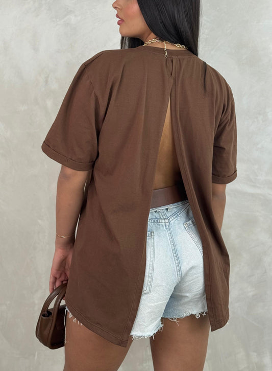 Camiseta Espalda Descubierta