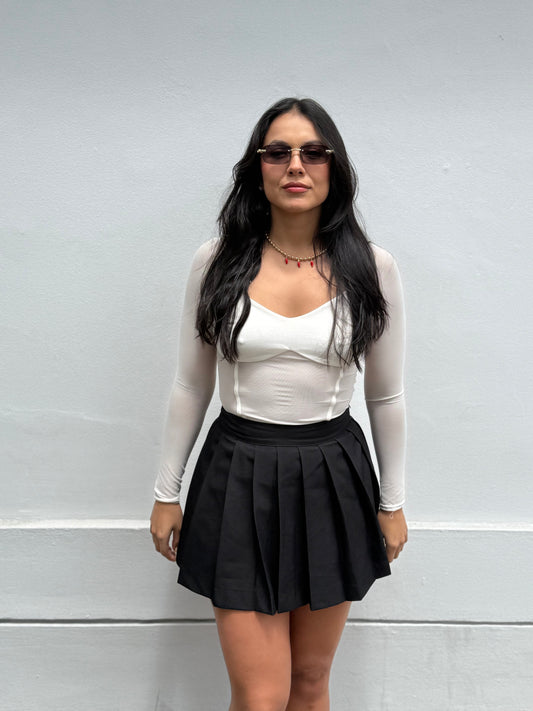 Body Cuello Cuadrado Transparencia