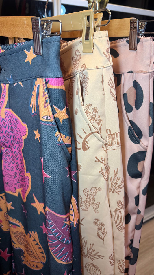 Pantalones Estampados