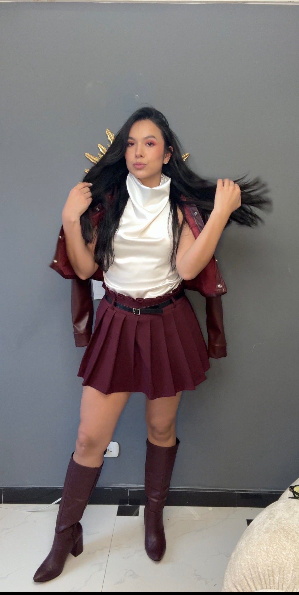 Blusa Satín
