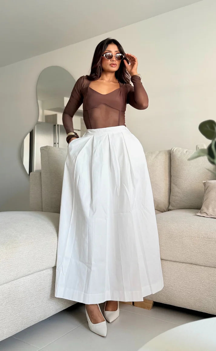 Falda Larga de Prenses