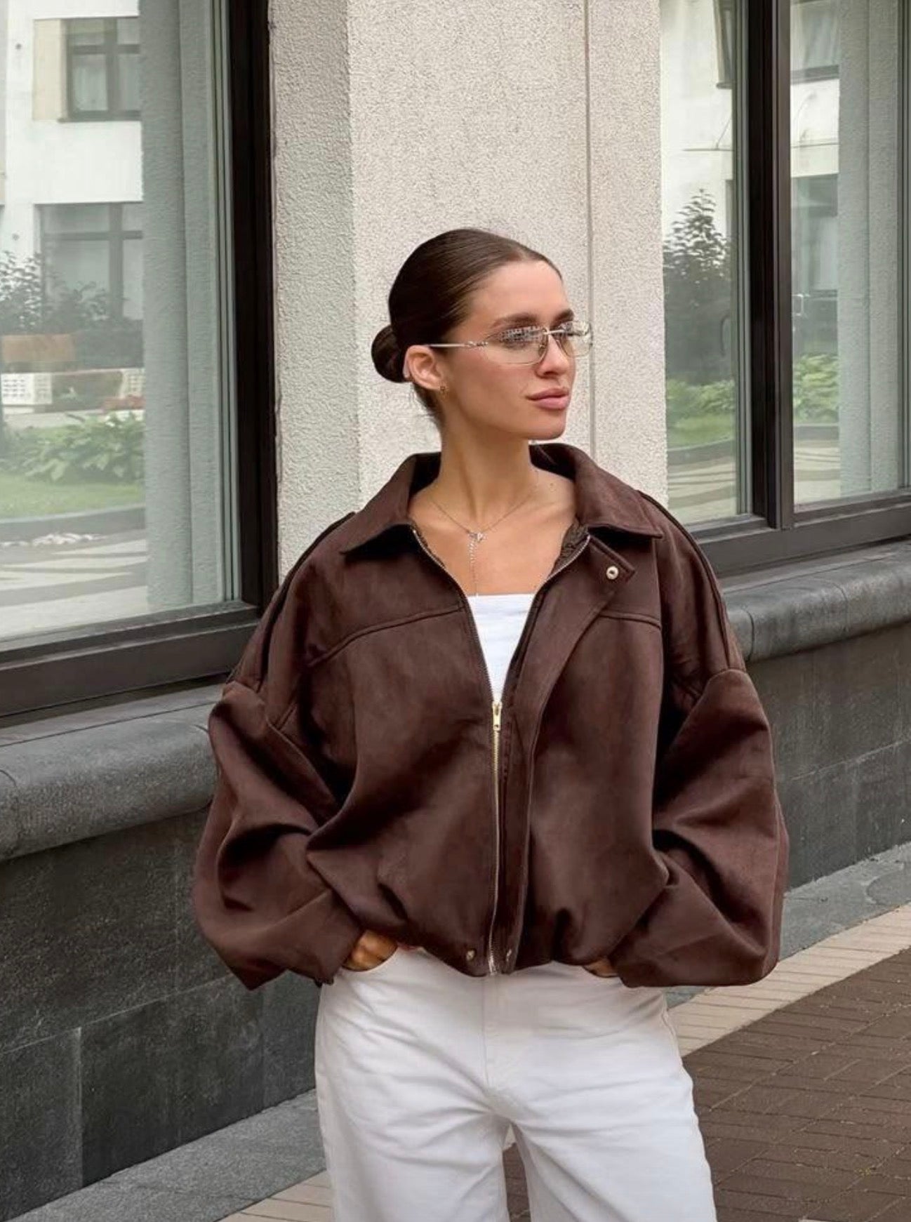 Chaqueta gamuza