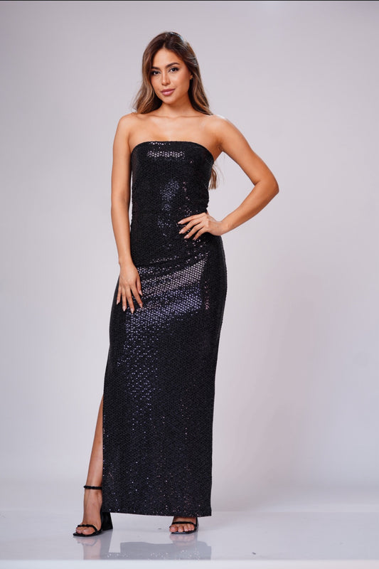 Vestido Largo Brillante