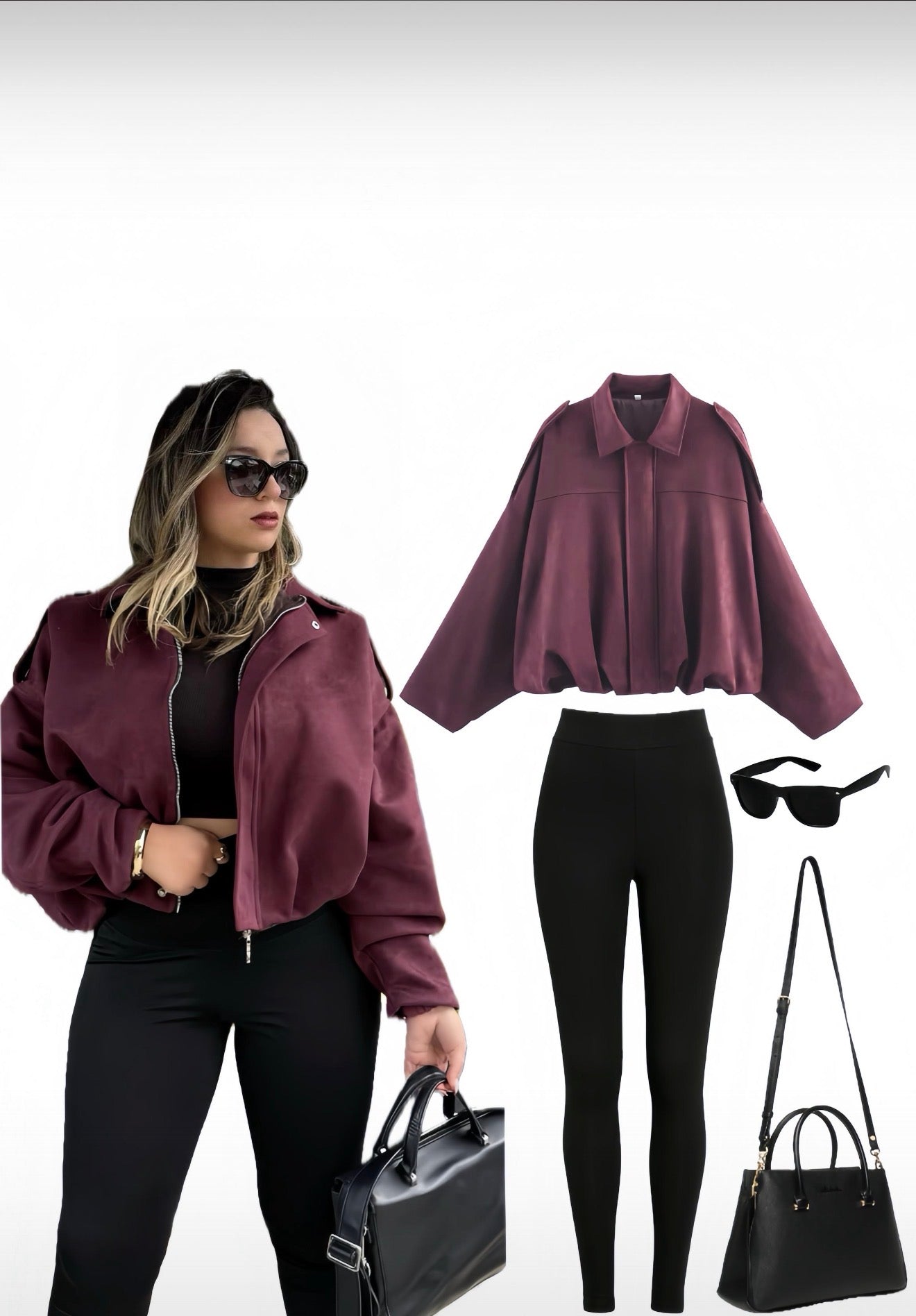 Chaqueta gamuza