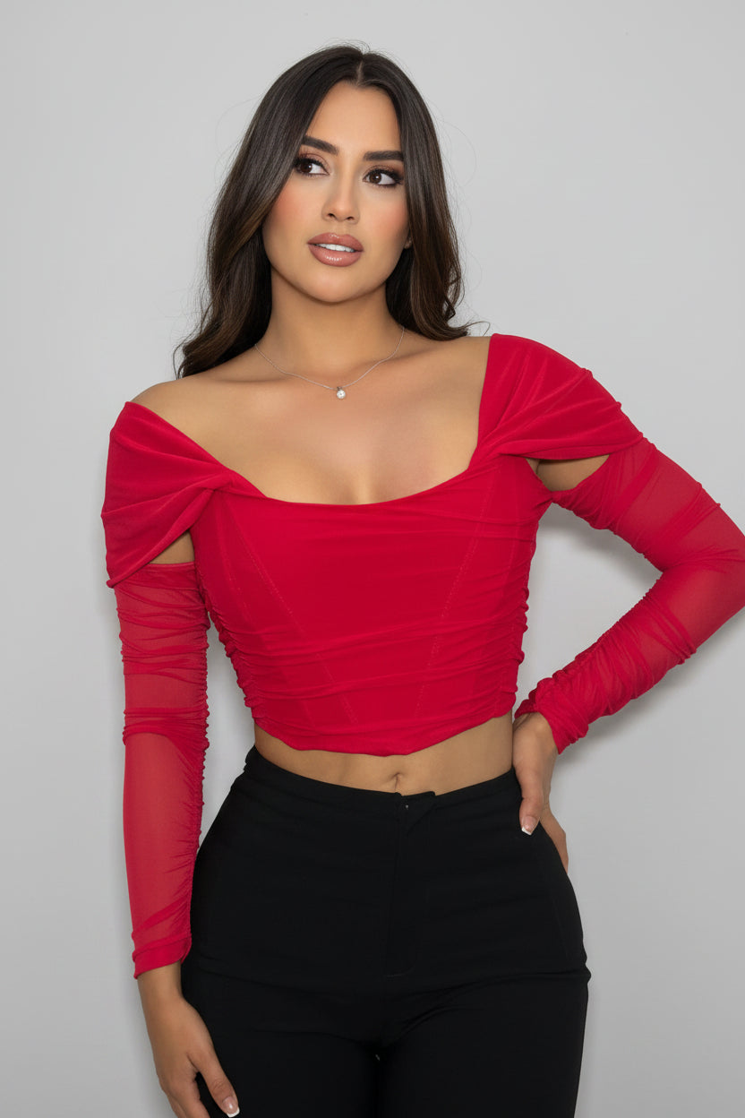 Corset Manga larga