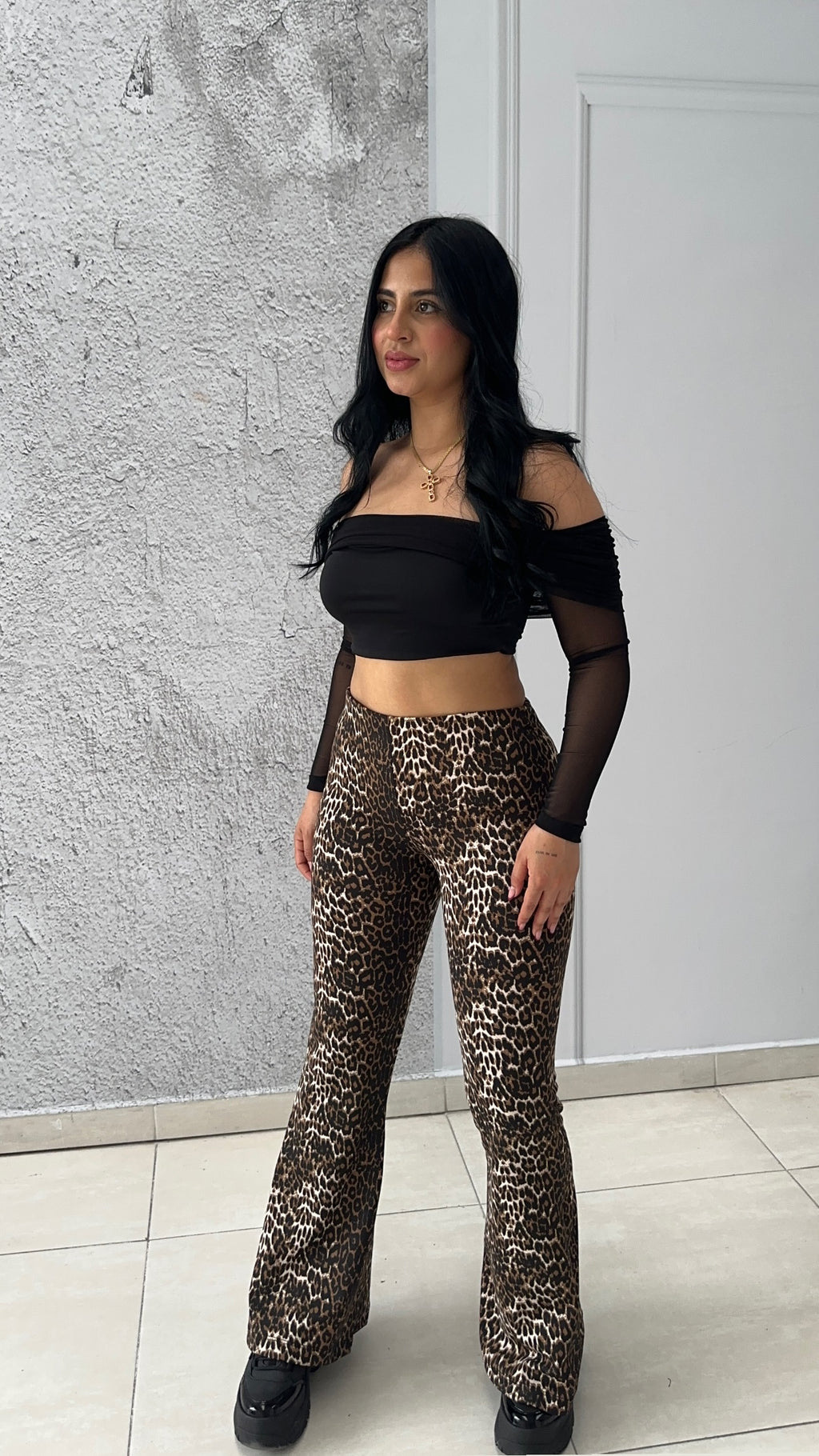 Pantalon animal print