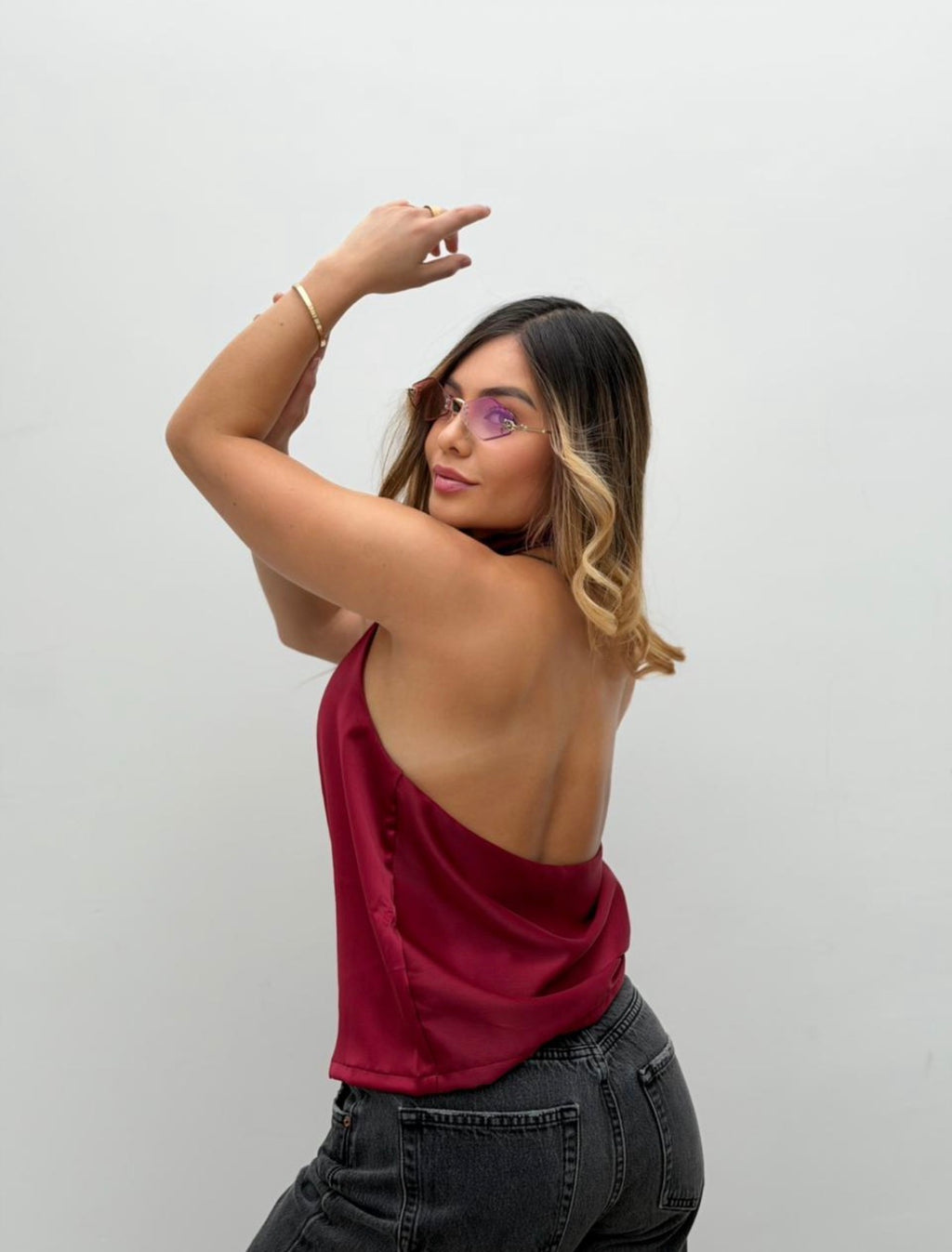 Blusa Satín