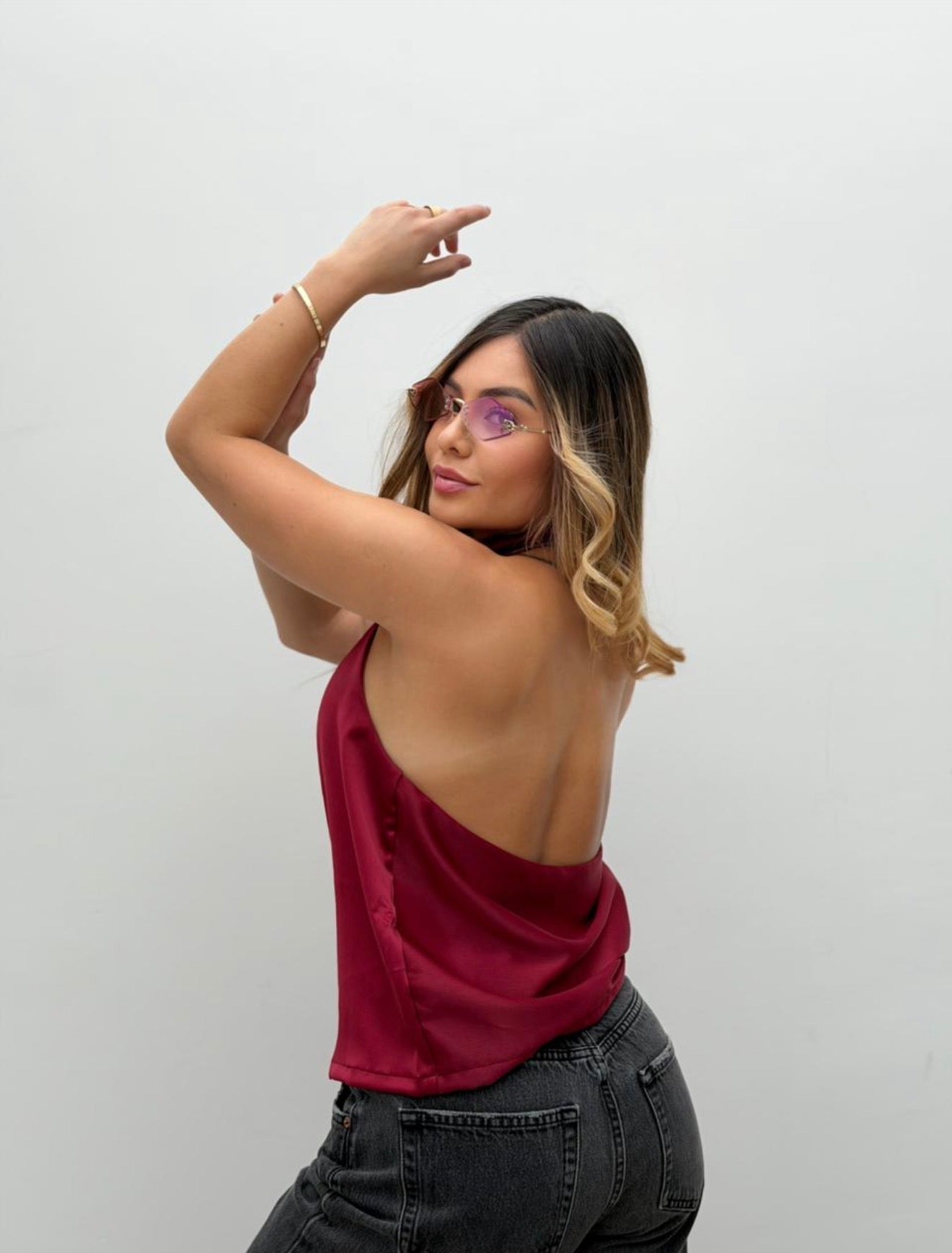 Blusa Satín