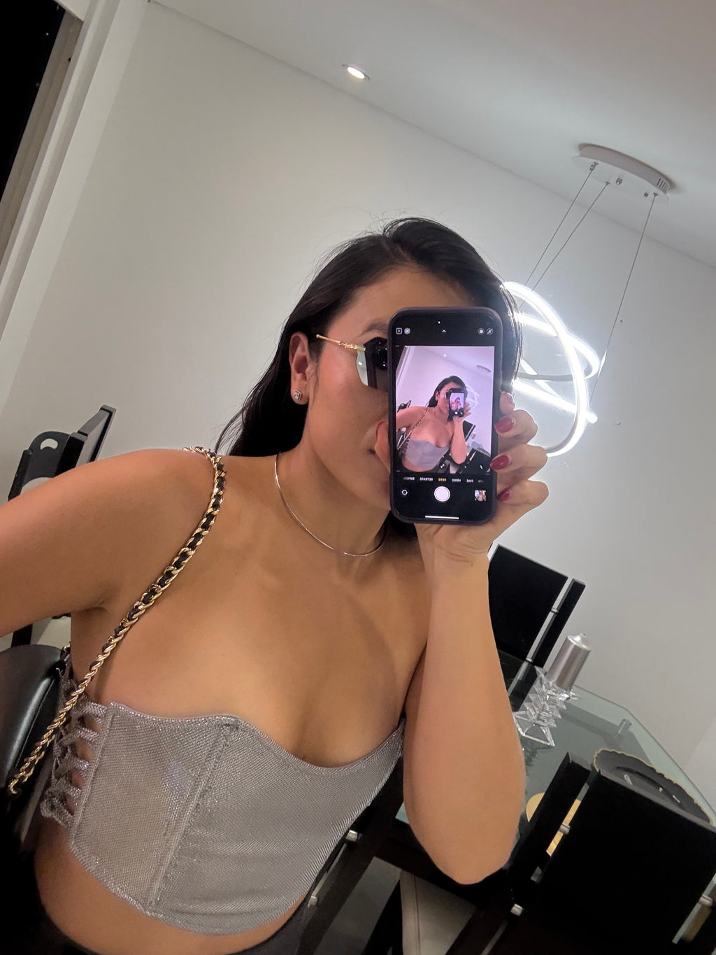 Corset brillante