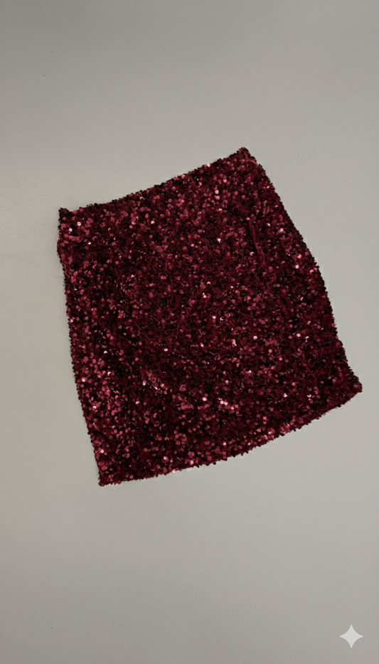 Falda de lentejuelas