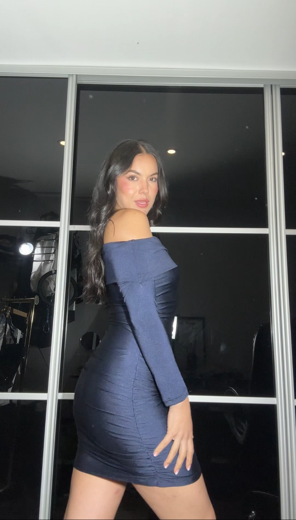 Vestido cuello bandeja