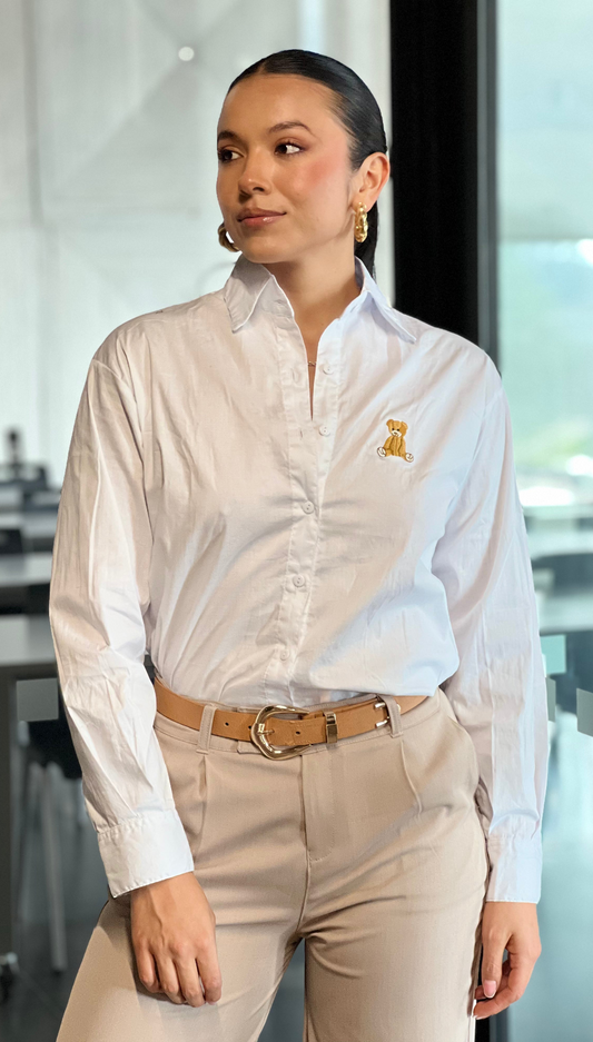 Camisa oso bordado